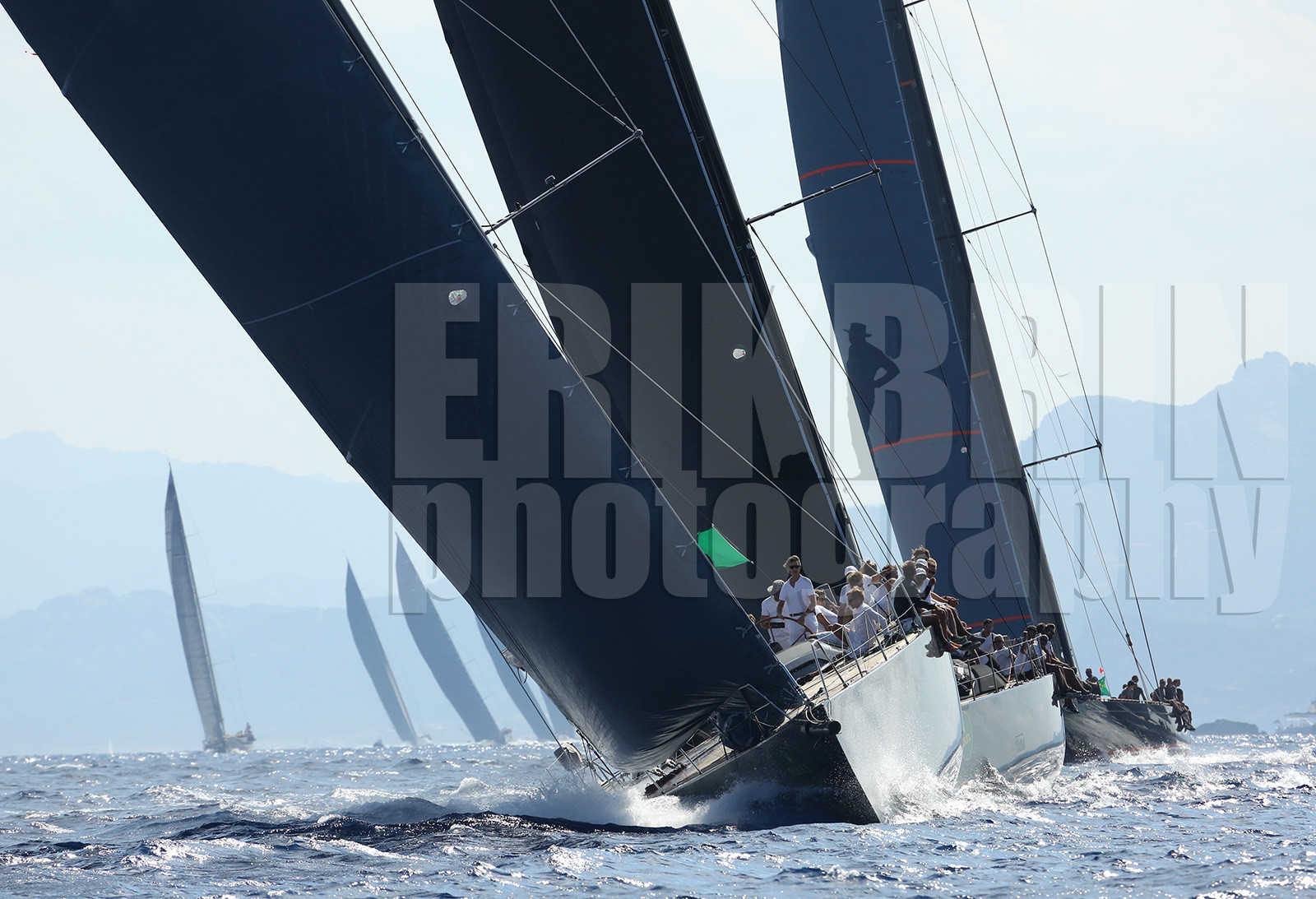 Flotte Wally pendant la Maxi Rolex Cup